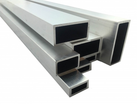 Труба-бокс алюминиевая 50х50х4х6000 Д16Т