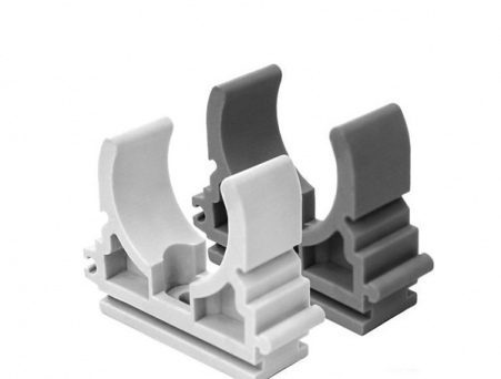 Опора 20/22 мм с креплением (серый)