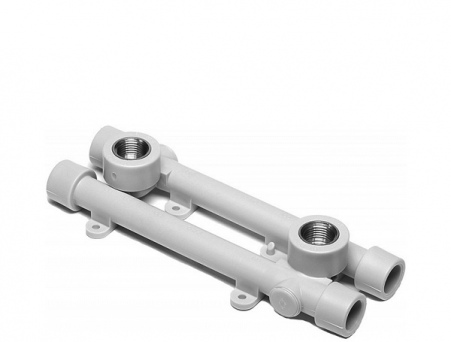 Комплект универсальный настенный для смесителя 25х1/2' мм наружная резьба (белый)