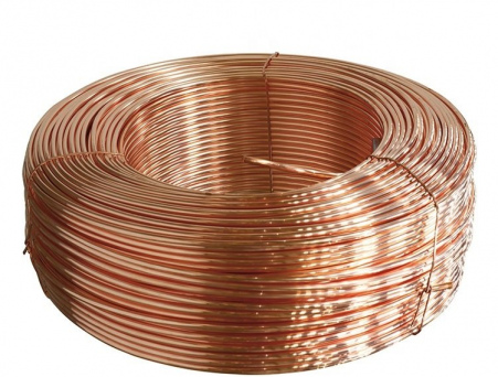 Катанка медная 14 ТУ 16-705.491-2001, EN 1977-98; марка кмо, кмор; размер а14