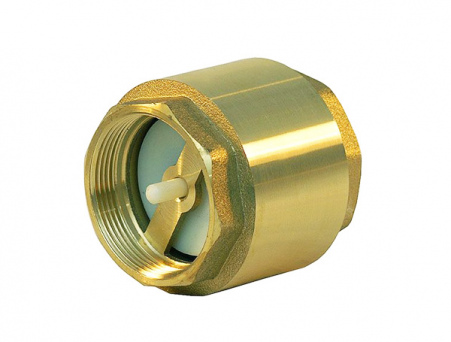 Клапан обратный подъемный латунный муфтовый 16б1бк Ду 25; Ру-16; Т+70; (вд)